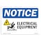 Signmission Safety Sign, OSHA Notice, 18" Height, Aluminum, Electrical Equipment Sign With Symbol, Landscape OS-NS-A-1824-L-11646 - alternate 1
